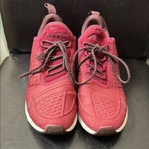 Nike Air Max 270 Burgundy Sneakers